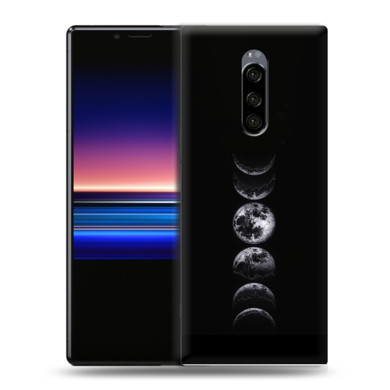 Силиконовый чехол на Sony Xperia 1 с принтом женский Силиконовый чехол на Sony Xperia 1 с принтом женский