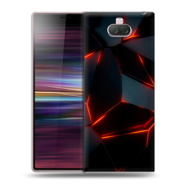 Силиконовый чехол на Sony Xperia 10 с принтом Яркие абстракции Силиконовый чехол на Sony Xperia 10 с принтом Яркие абстракции