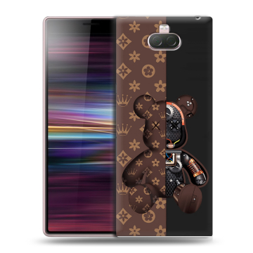 Силиконовый чехол на Sony Xperia 10 с принтом Луи робот