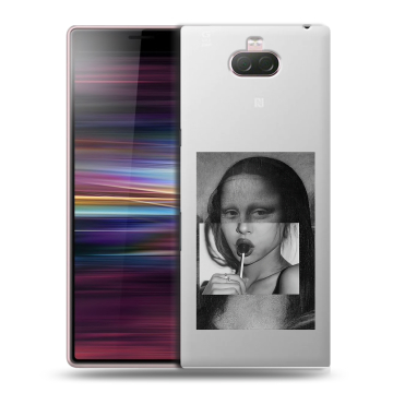 Силиконовый чехол на Sony Xperia 10 с принтом Мона Лиза