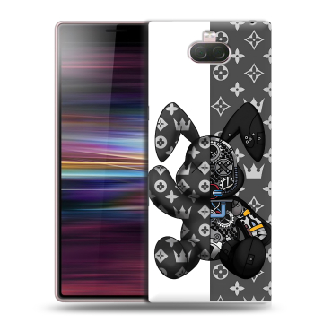 Силиконовый чехол на Sony Xperia 10 с принтом Луи робот