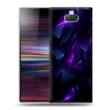 Силиконовый чехол на Sony Xperia 10 с принтом Абстракиция