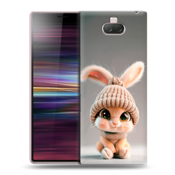 Силиконовый чехол на Sony Xperia 10 с принтом Кролик