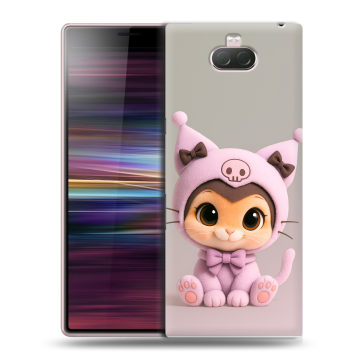 Силиконовый чехол на Sony Xperia 10 с принтом Куроми Kuromi 