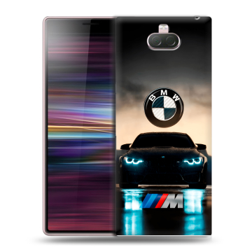 Силиконовый чехол на Sony Xperia 10 с принтом БМВ BMW Силиконовый чехол на Sony Xperia 10 с принтом БМВ BMW