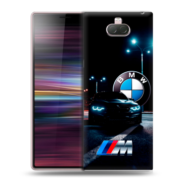 Силиконовый чехол на Sony Xperia 10 с принтом БМВ BMW Силиконовый чехол на Sony Xperia 10 с принтом БМВ BMW