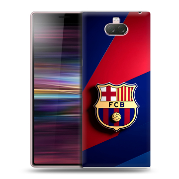 Силиконовый чехол на Sony Xperia 10 с принтом Барселона Barcelona Силиконовый чехол на Sony Xperia 10 с принтом Барселона Barcelona