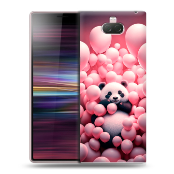 Силиконовый чехол на Sony Xperia 10 с принтом Панда