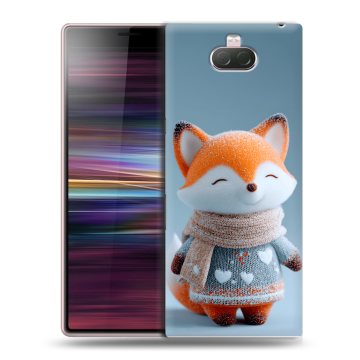 Силиконовый чехол на Sony Xperia 10 с принтом Лиса Силиконовый чехол на Sony Xperia 10 с принтом Лиса
