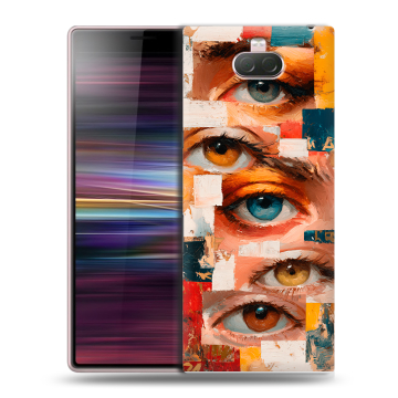 Силиконовый чехол на Sony Xperia 10 с принтом Модный принт Силиконовый чехол на Sony Xperia 10 с принтом Модный принт