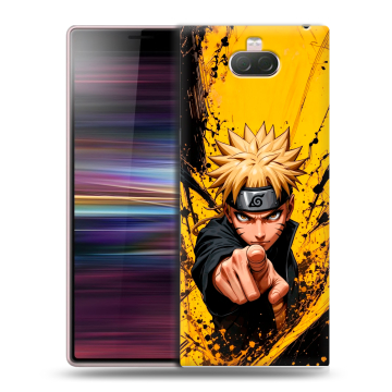 Силиконовый чехол на Sony Xperia 10 с принтом Naruto Наруто Силиконовый чехол на Sony Xperia 10 с принтом Naruto Наруто