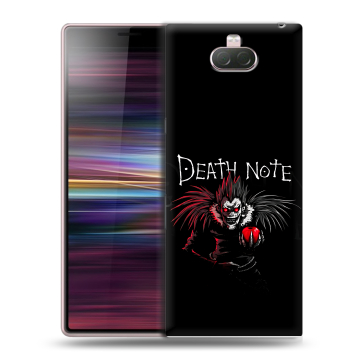 Силиконовый чехол на Sony Xperia 10 с принтом Death note Тетрадь смерти Силиконовый чехол на Sony Xperia 10 с принтом Death note Тетрадь смерти