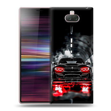 Силиконовый чехол на Sony Xperia 10 с принтом BMW БМВ Силиконовый чехол на Sony Xperia 10 с принтом BMW БМВ