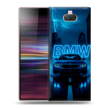 Силиконовый чехол на Sony Xperia 10 с принтом BMW БМВ Силиконовый чехол на Sony Xperia 10 с принтом BMW БМВ
