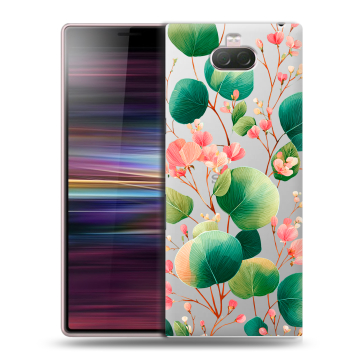 Силиконовый чехол на Sony Xperia 10 с принтом женский Силиконовый чехол на Sony Xperia 10 с принтом женский