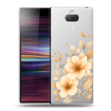Силиконовый чехол на Sony Xperia 10 с принтом для девушки Силиконовый чехол на Sony Xperia 10 с принтом для девушки