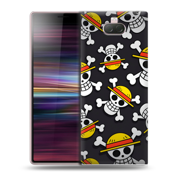 Силиконовый чехол на Sony Xperia 10 с принтом One Piece Ван Пис Силиконовый чехол на Sony Xperia 10 с принтом One Piece Ван Пис