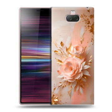 Силиконовый чехол на Sony Xperia 10 с принтом женский Силиконовый чехол на Sony Xperia 10 с принтом женский