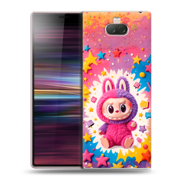 Силиконовый чехол на Sony Xperia 10 с принтом Labubu Лабубу Силиконовый чехол на Sony Xperia 10 с принтом Labubu Лабубу