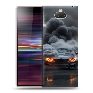 Силиконовый чехол на Sony Xperia 10 с принтом BMW БМВ Силиконовый чехол на Sony Xperia 10 с принтом BMW БМВ
