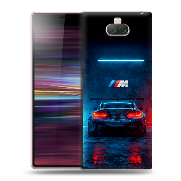 Силиконовый чехол на Sony Xperia 10 с принтом BMW БМВ Силиконовый чехол на Sony Xperia 10 с принтом BMW БМВ