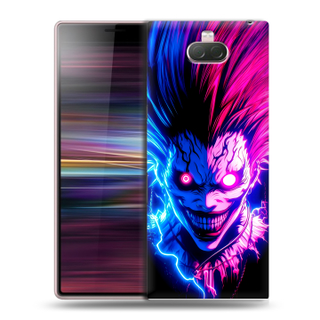 Силиконовый чехол на Sony Xperia 10 с принтом Death note Тетрадь смерти Силиконовый чехол на Sony Xperia 10 с принтом Death note Тетрадь смерти