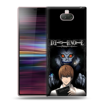 Силиконовый чехол на Sony Xperia 10 с принтом Death note Тетрадь смерти Силиконовый чехол на Sony Xperia 10 с принтом Death note Тетрадь смерти