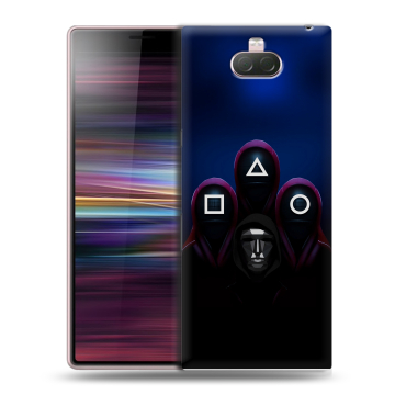 Силиконовый чехол на Sony Xperia 10 с принтом Игра Кальмара Силиконовый чехол на Sony Xperia 10 с принтом Игра Кальмара
