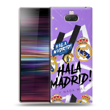 Силиконовый чехол на Sony Xperia 10 с принтом Real Madrid Реал Мадрид Силиконовый чехол на Sony Xperia 10 с принтом Real Madrid Реал Мадрид