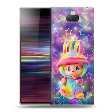 Силиконовый чехол на Sony Xperia 10 с принтом Labubu Лабубу Силиконовый чехол на Sony Xperia 10 с принтом Labubu Лабубу