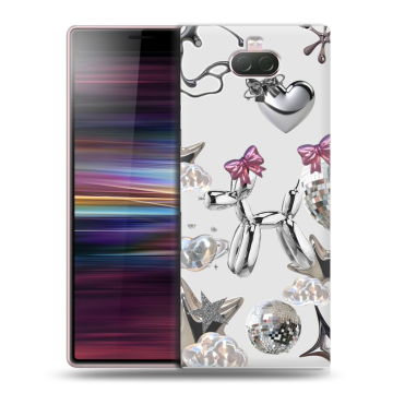 Силиконовый чехол на Sony Xperia 10 с принтом Y2K