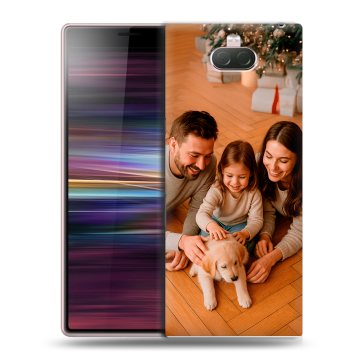 Силиконовый чехол на Sony Xperia 10 с принтом чехол с фото