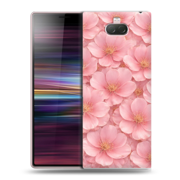 Силиконовый чехол на Sony Xperia 10 с принтом женский Силиконовый чехол на Sony Xperia 10 с принтом женский