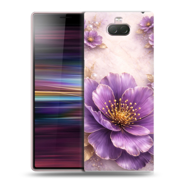 Силиконовый чехол на Sony Xperia 10 с принтом женский Силиконовый чехол на Sony Xperia 10 с принтом женский