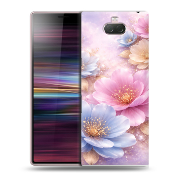 Силиконовый чехол на Sony Xperia 10 с принтом женский Силиконовый чехол на Sony Xperia 10 с принтом женский