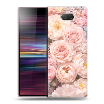 Силиконовый чехол на Sony Xperia 10 с принтом женский Силиконовый чехол на Sony Xperia 10 с принтом женский