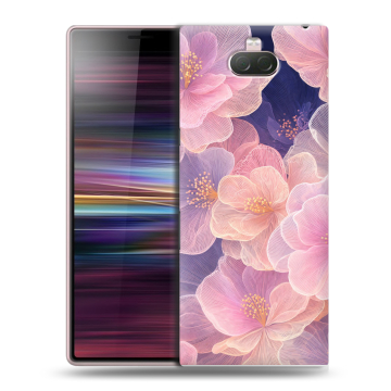 Силиконовый чехол на Sony Xperia 10 с принтом женский Силиконовый чехол на Sony Xperia 10 с принтом женский