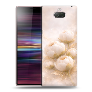 Силиконовый чехол на Sony Xperia 10 с принтом женский