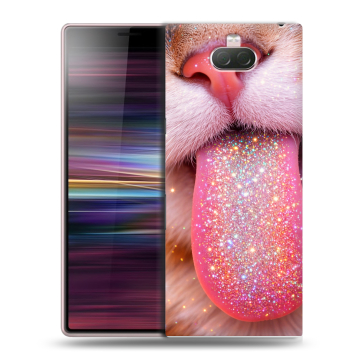 Силиконовый чехол на Sony Xperia 10 с принтом для девочек