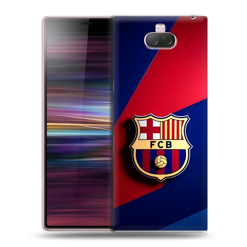 Силиконовый чехол на Sony Xperia 10 с принтом Барселона Barcelona Силиконовый чехол на Sony Xperia 10 с принтом Барселона Barcelona
