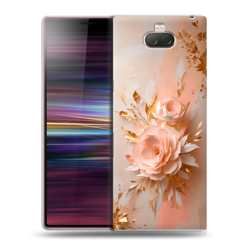 Силиконовый чехол на Sony Xperia 10 с принтом женский Силиконовый чехол на Sony Xperia 10 с принтом женский