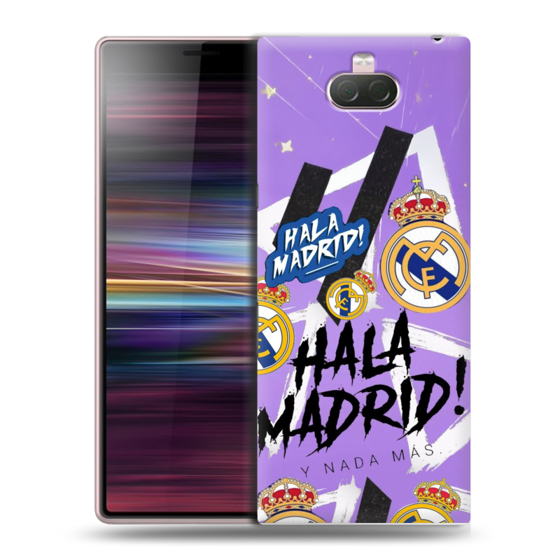 Силиконовый чехол на Sony Xperia 10 с принтом Real Madrid Реал Мадрид Силиконовый чехол на Sony Xperia 10 с принтом Real Madrid Реал Мадрид