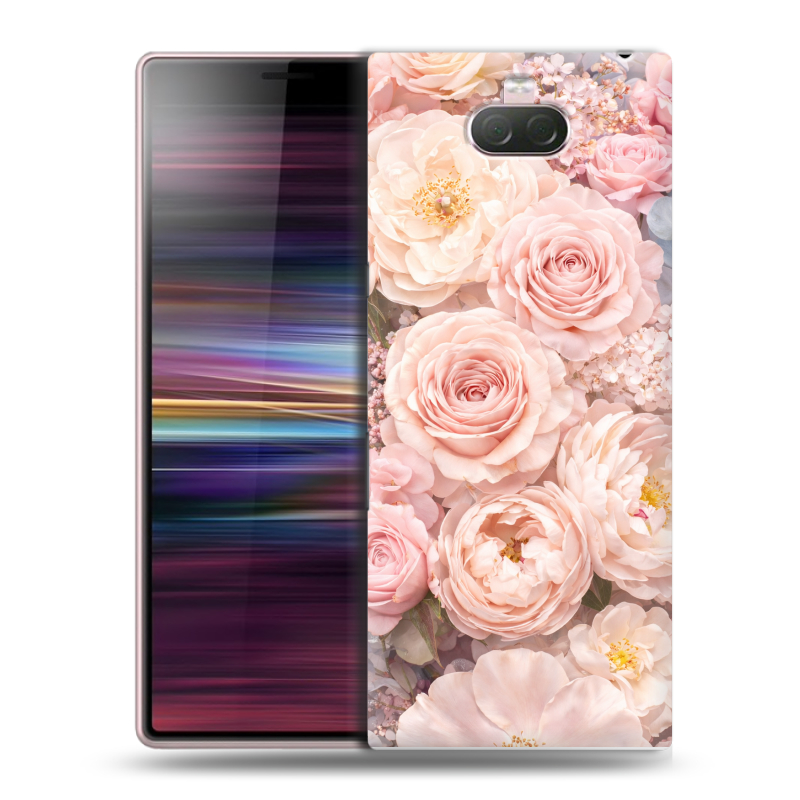 Силиконовый чехол на Sony Xperia 10 с принтом женский Силиконовый чехол на Sony Xperia 10 с принтом женский