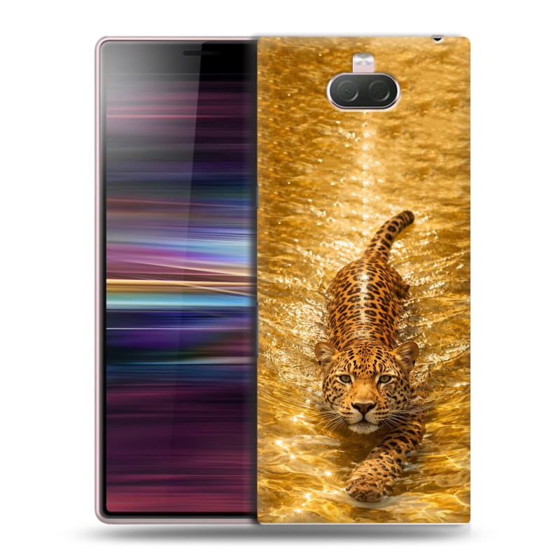 Силиконовый чехол на Sony Xperia 10 с принтом женский Силиконовый чехол на Sony Xperia 10 с принтом женский