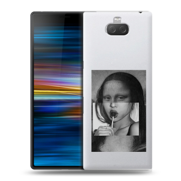 Пластиковый чехол на Sony Xperia 10 Plus с принтом Мона Лиза