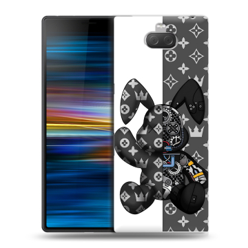 Пластиковый чехол на Sony Xperia 10 Plus с принтом Луи робот Пластиковый чехол на Sony Xperia 10 Plus с принтом Луи робот