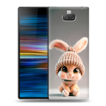 Пластиковый чехол на Sony Xperia 10 Plus с принтом Кролик