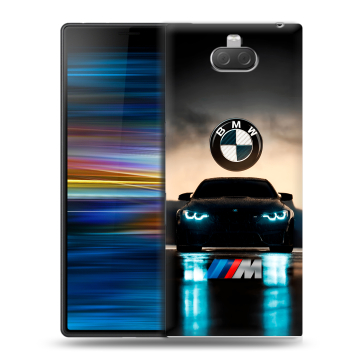 Пластиковый чехол на Sony Xperia 10 Plus с принтом БМВ BMW