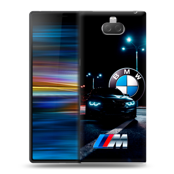 Пластиковый чехол на Sony Xperia 10 Plus с принтом БМВ BMW