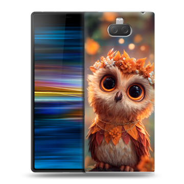 Пластиковый чехол на Sony Xperia 10 Plus с принтом Милая сова